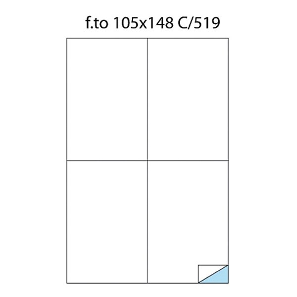 Etichete 4/A4 105x148 100/cutie